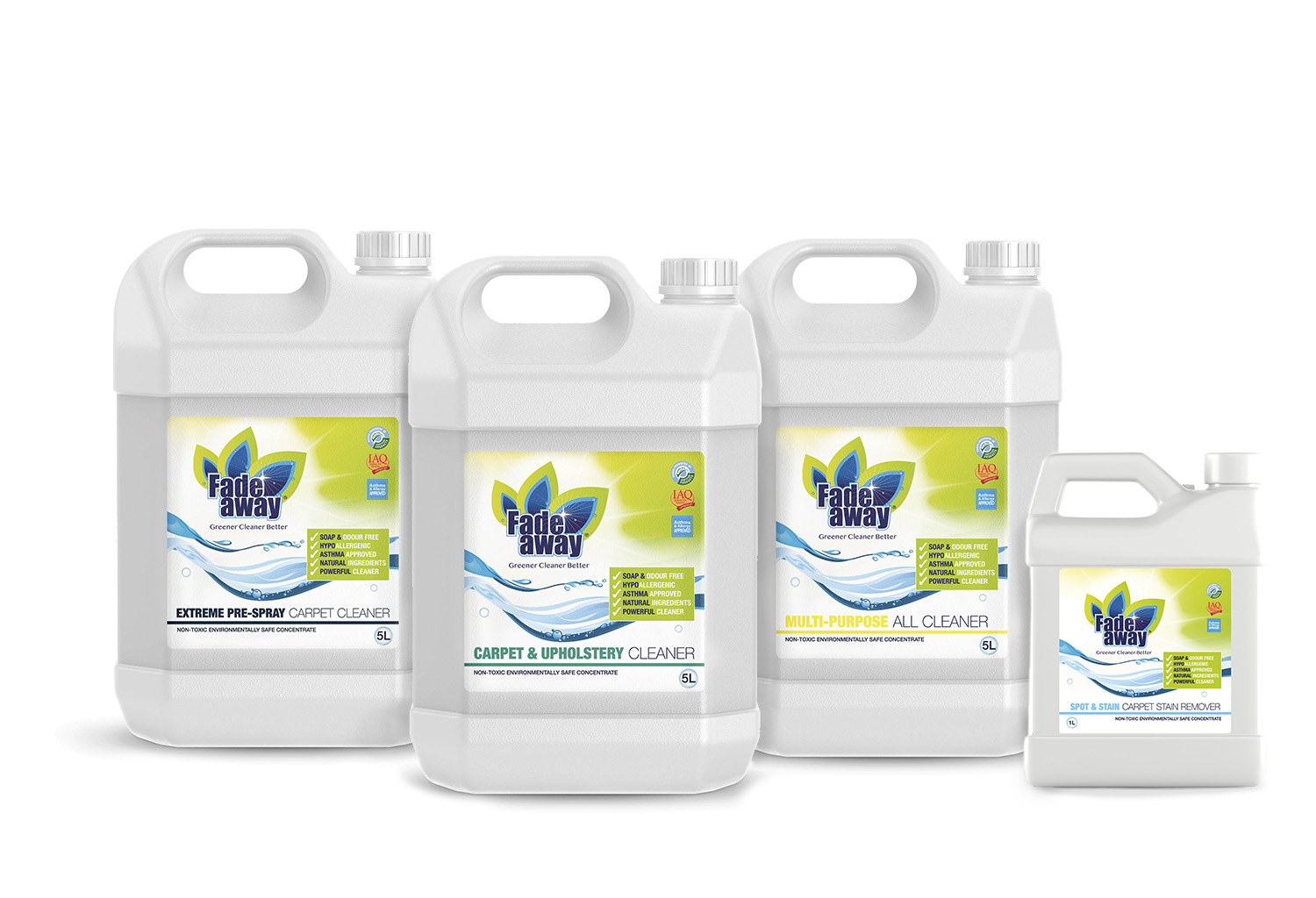 FadeAway Green Range | Non-Toxic Cleaning Agents